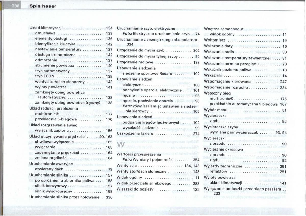 Audi A6 C5 instrukcja obslugi / page 385