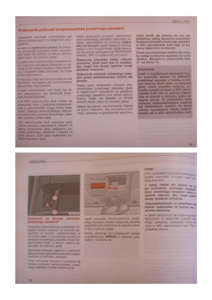 Audi S8 D2 instrukcja obslugi / page 21
