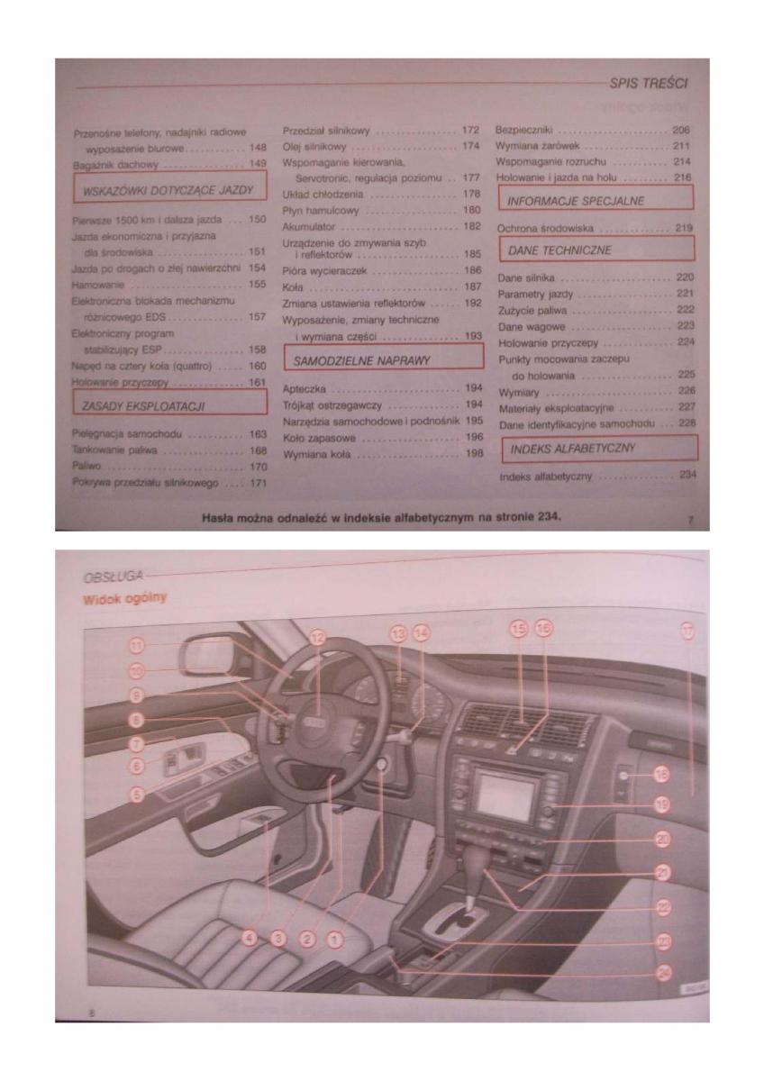 Audi S8 D2 instrukcja obslugi / page 4