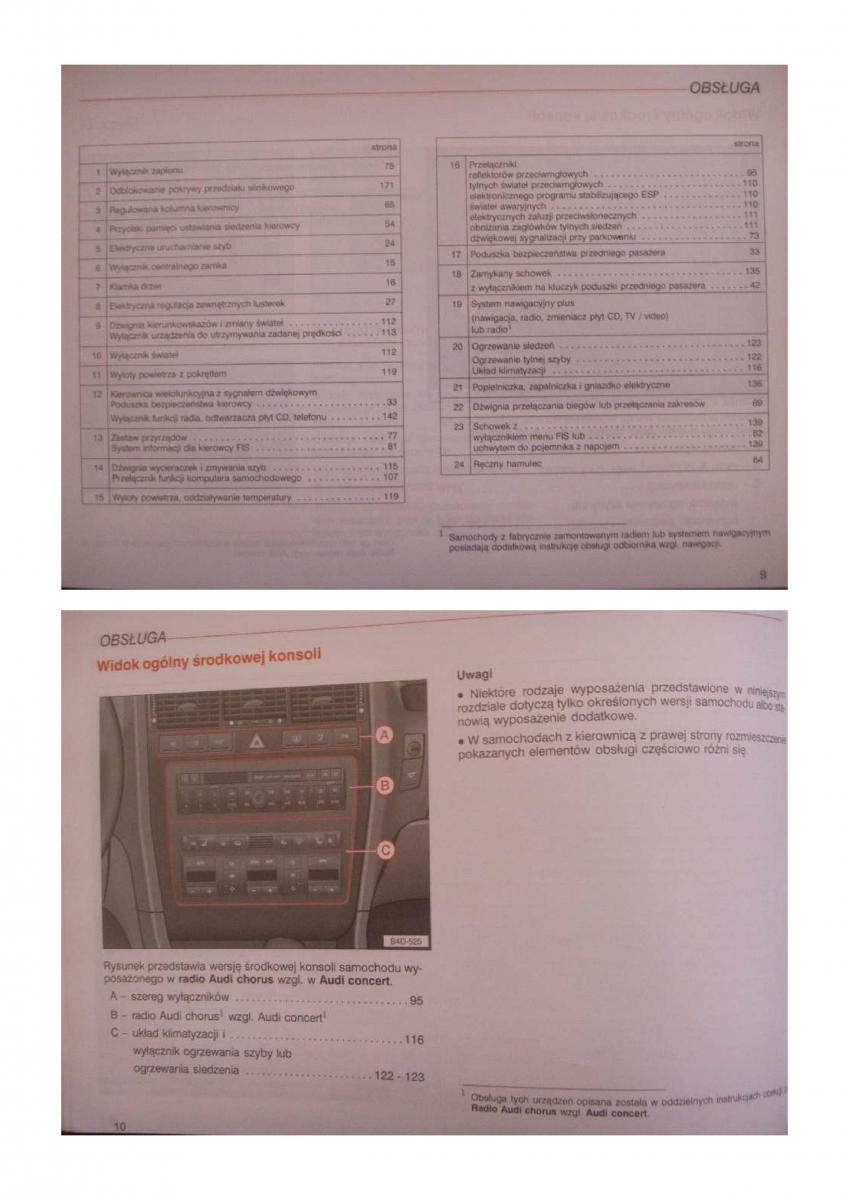 Audi S8 D2 instrukcja obslugi / page 5