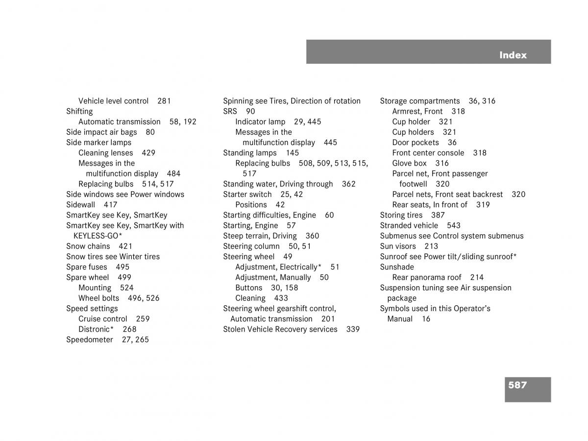 Mercedes Benz GL Class X164 owners manual / page 588