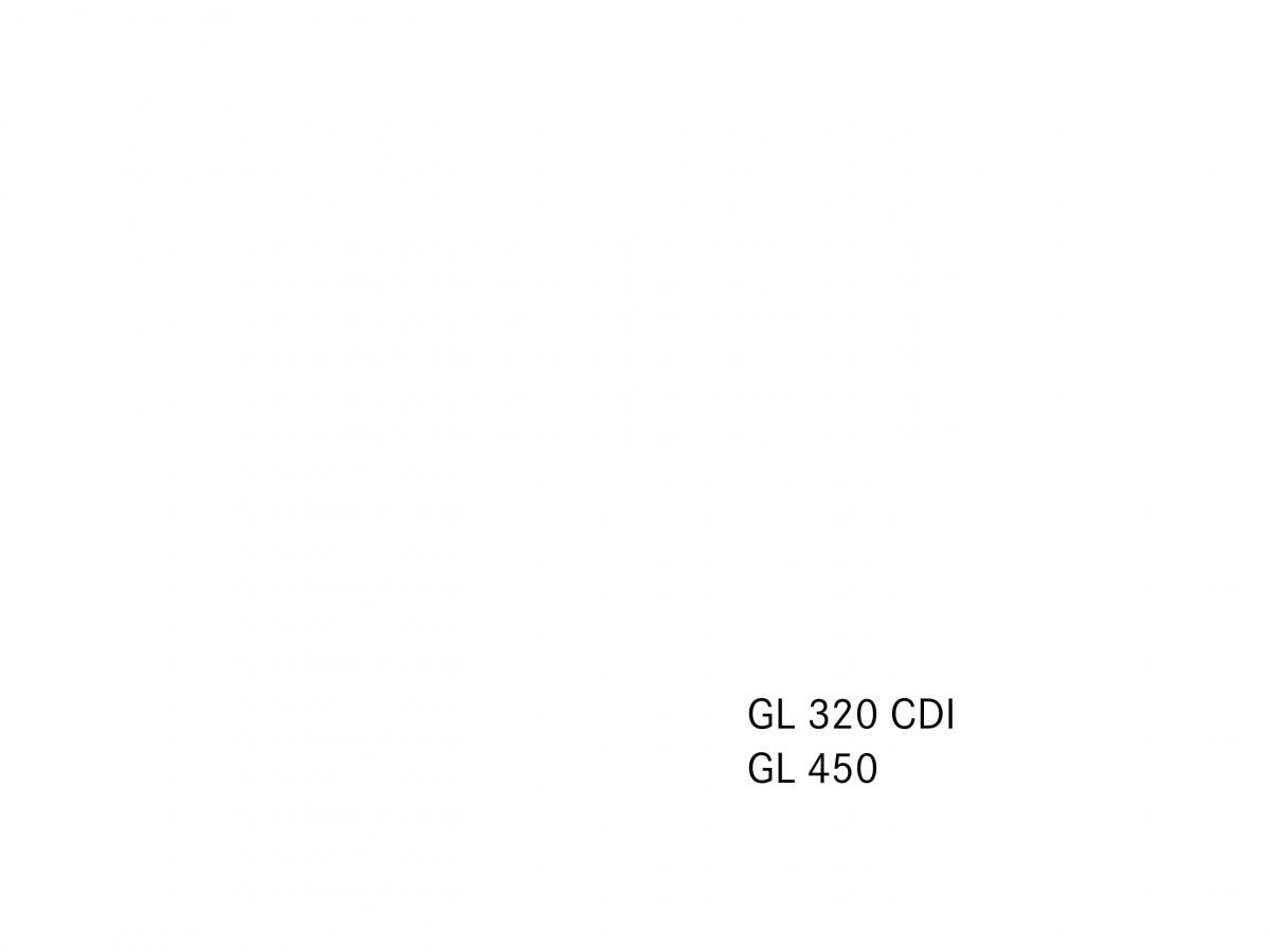 Mercedes Benz GL Class X164 owners manual / page 2
