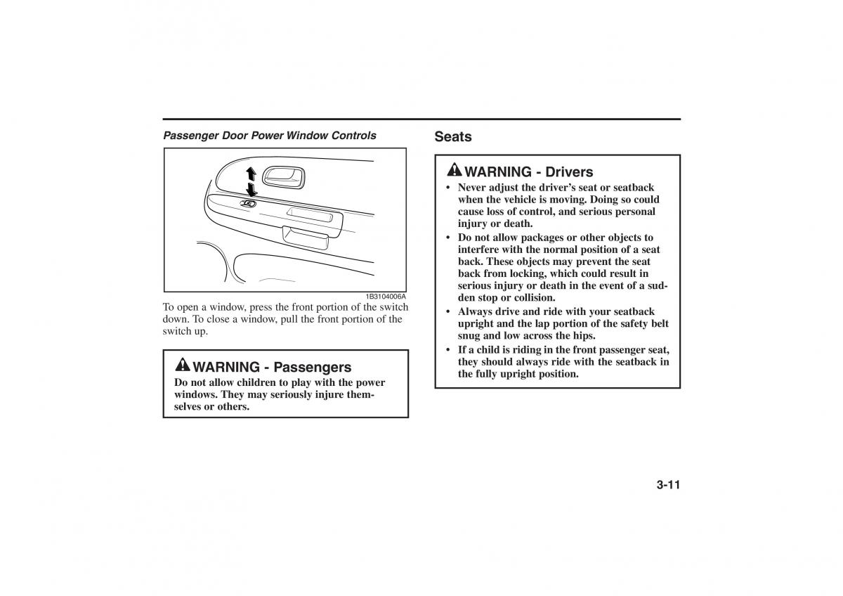 manual  Kia Rio I Pride Saipa owners manual / page 21