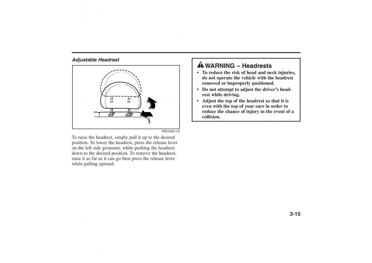 Kia Rio I Pride Saipa owners manual / page 25