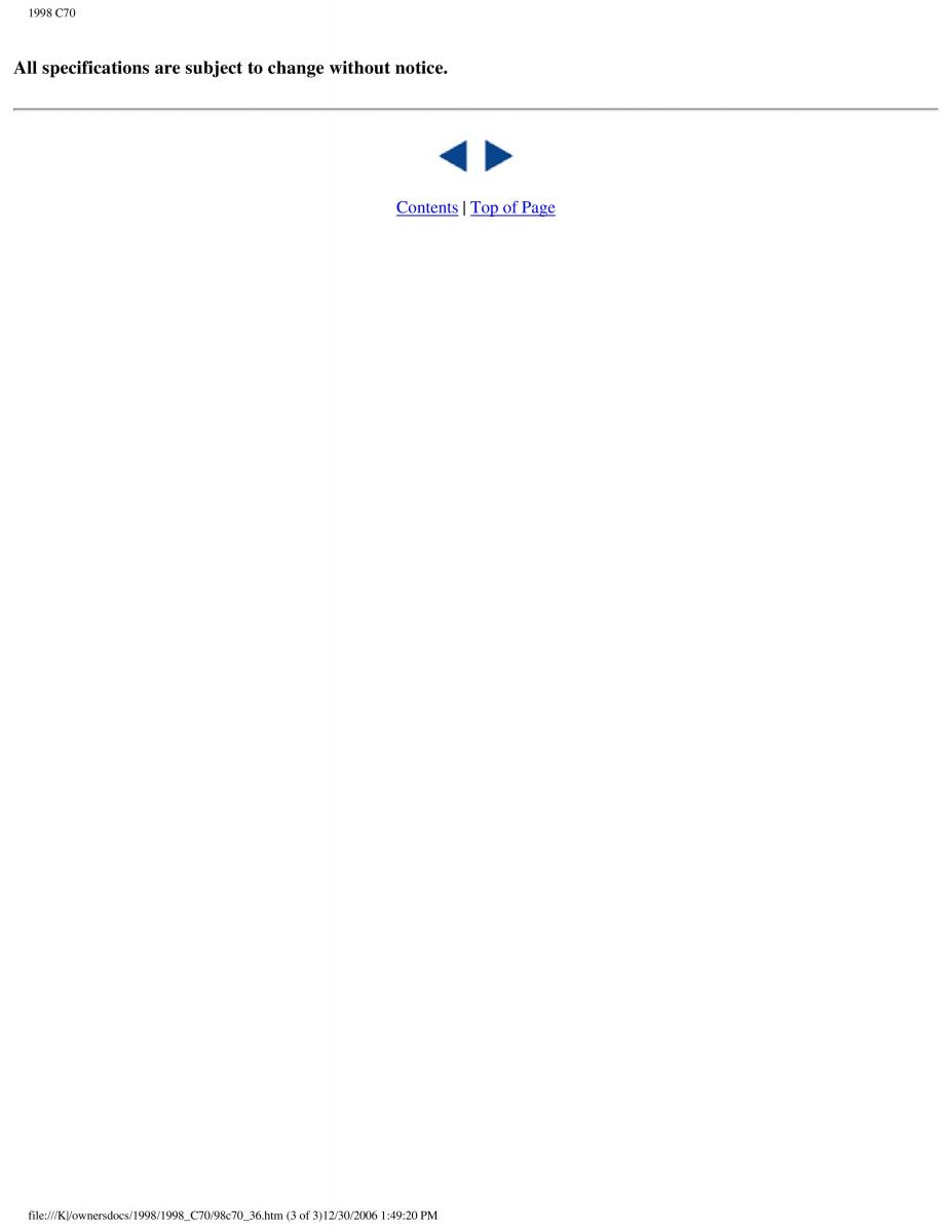 Volvo C70 NI N1 owners manual / page 151