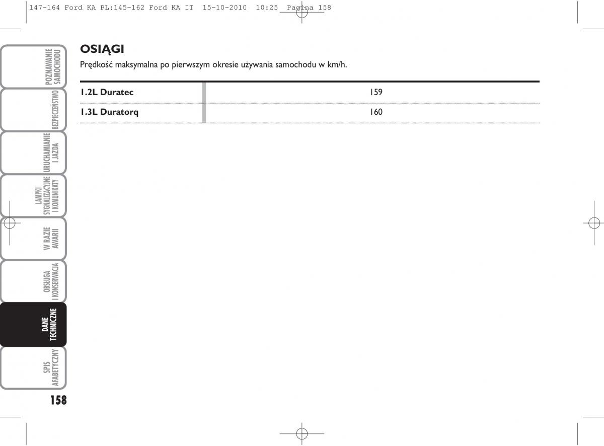 Ford Ka II 2 instrukcja obslugi / page 175