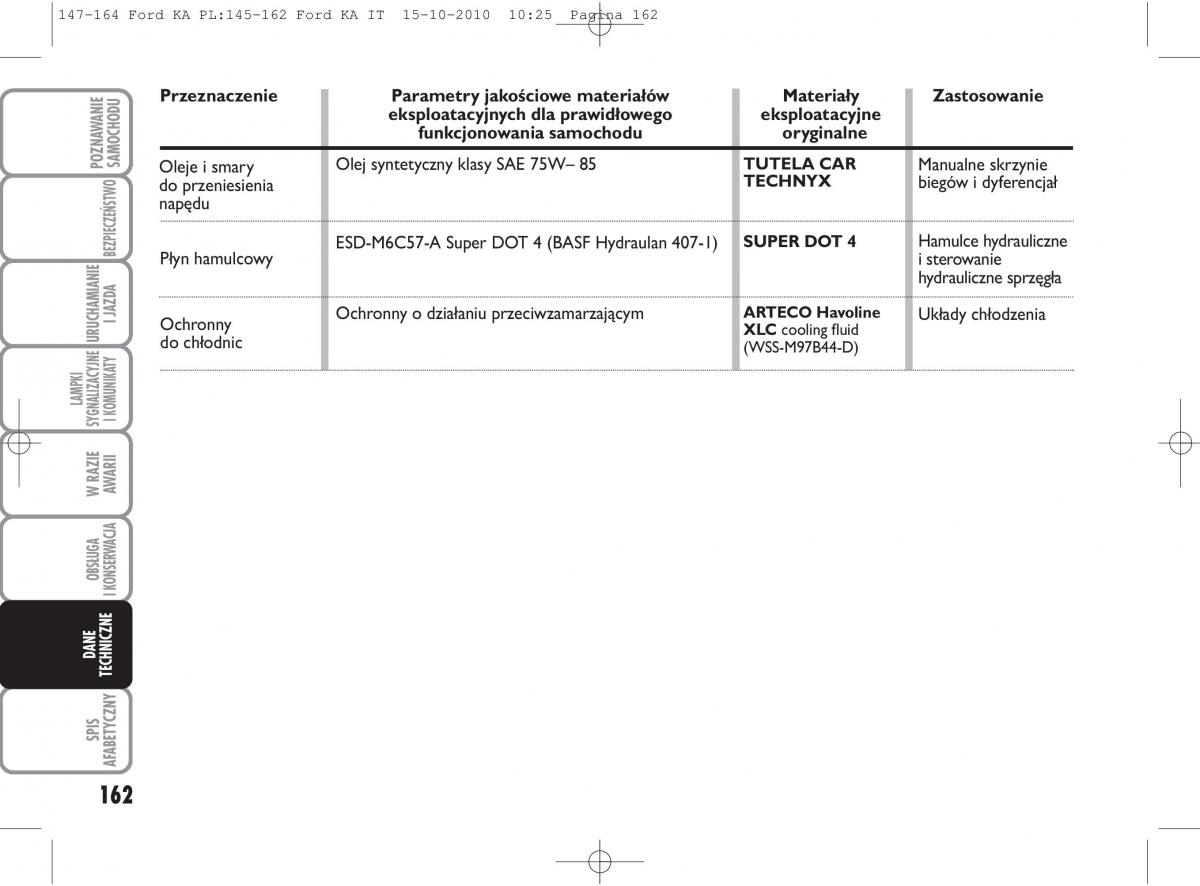 manual  Ford Ka II 2 instrukcja / page 179