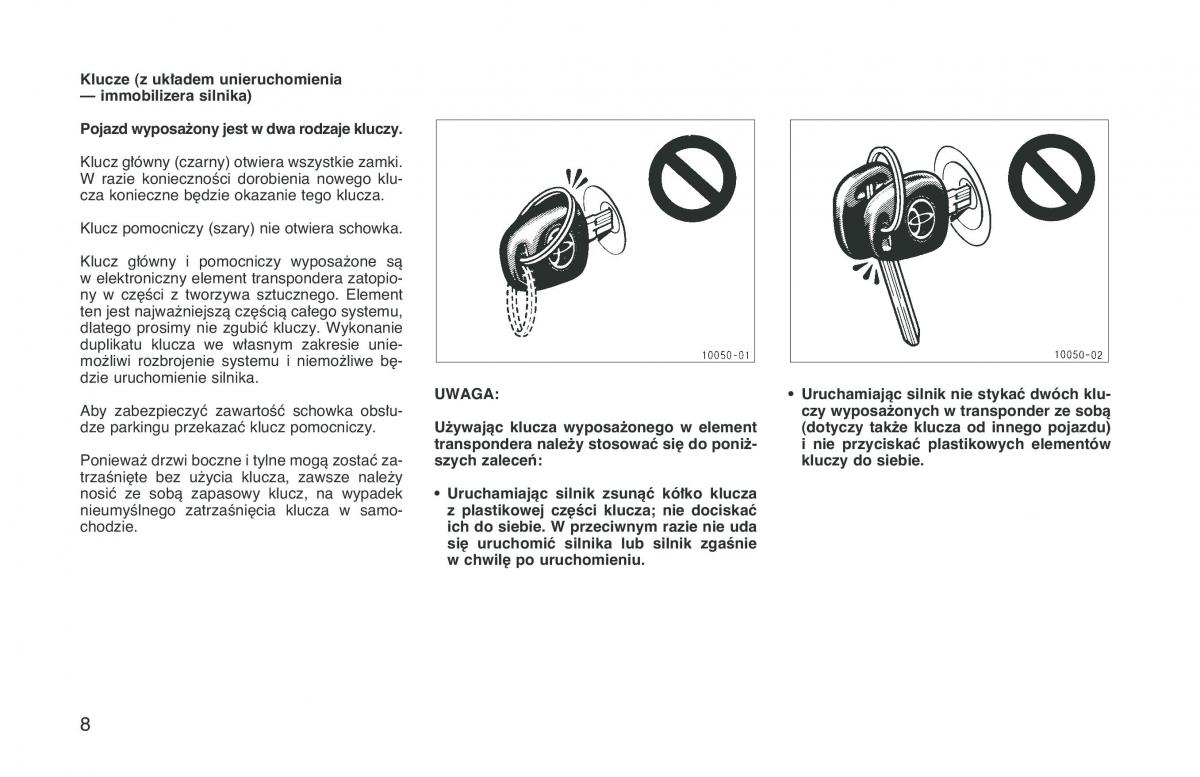 Toyota RAV4 I 1 instrukcja obslugi / page 15