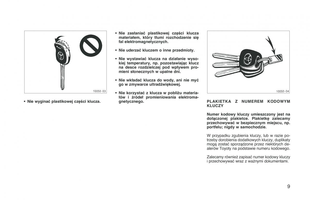 Toyota RAV4 I 1 instrukcja obslugi / page 16