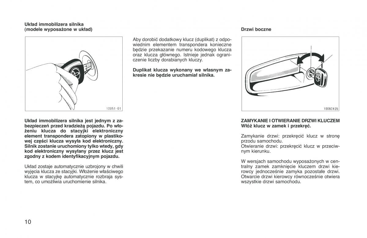 Toyota RAV4 I 1 instrukcja obslugi / page 17