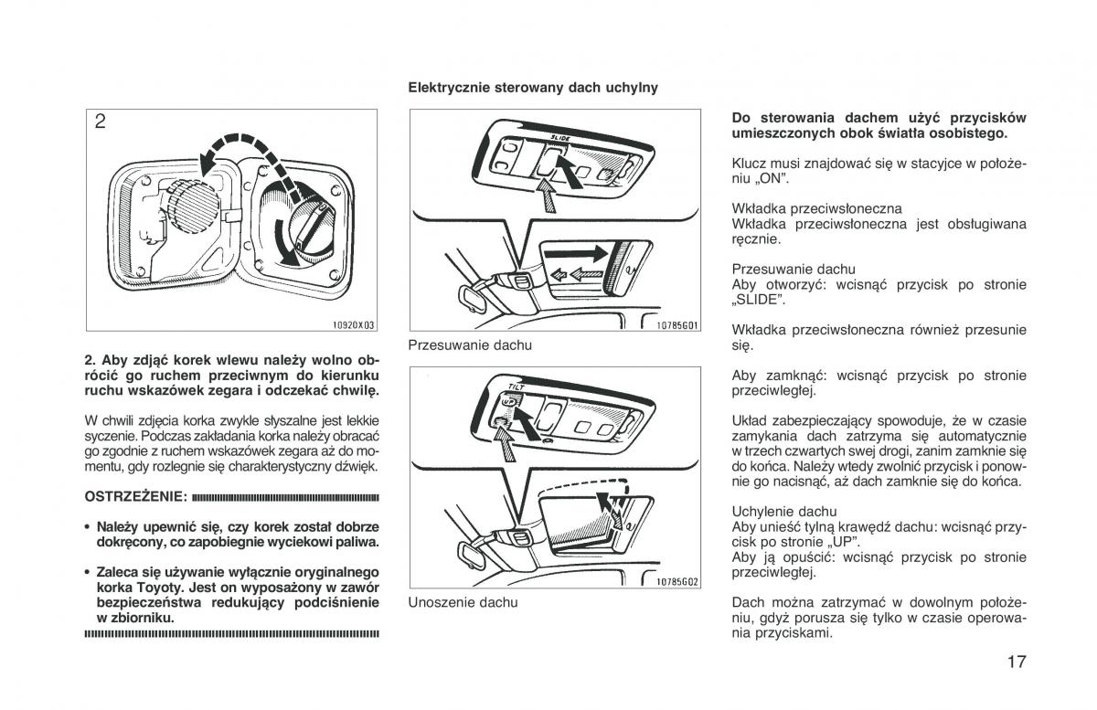 Toyota RAV4 I 1 instrukcja obslugi / page 24