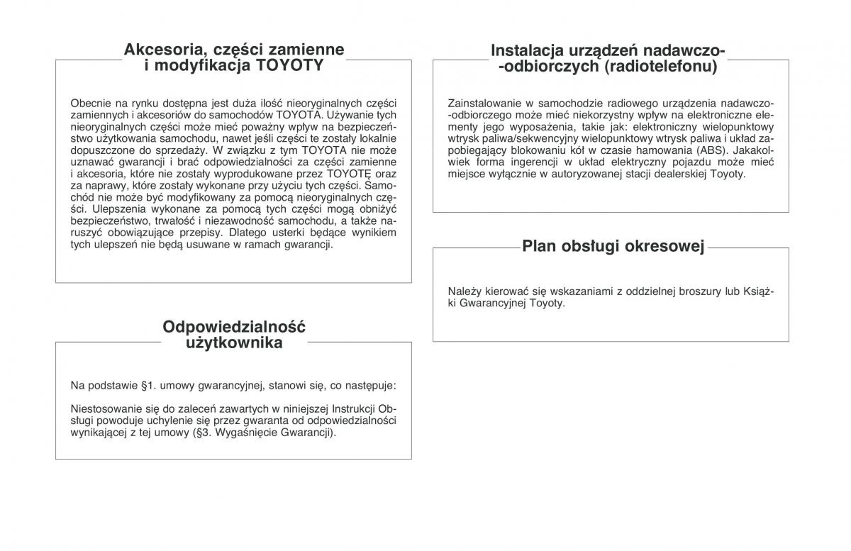Toyota RAV4 I 1 instrukcja obslugi / page 3
