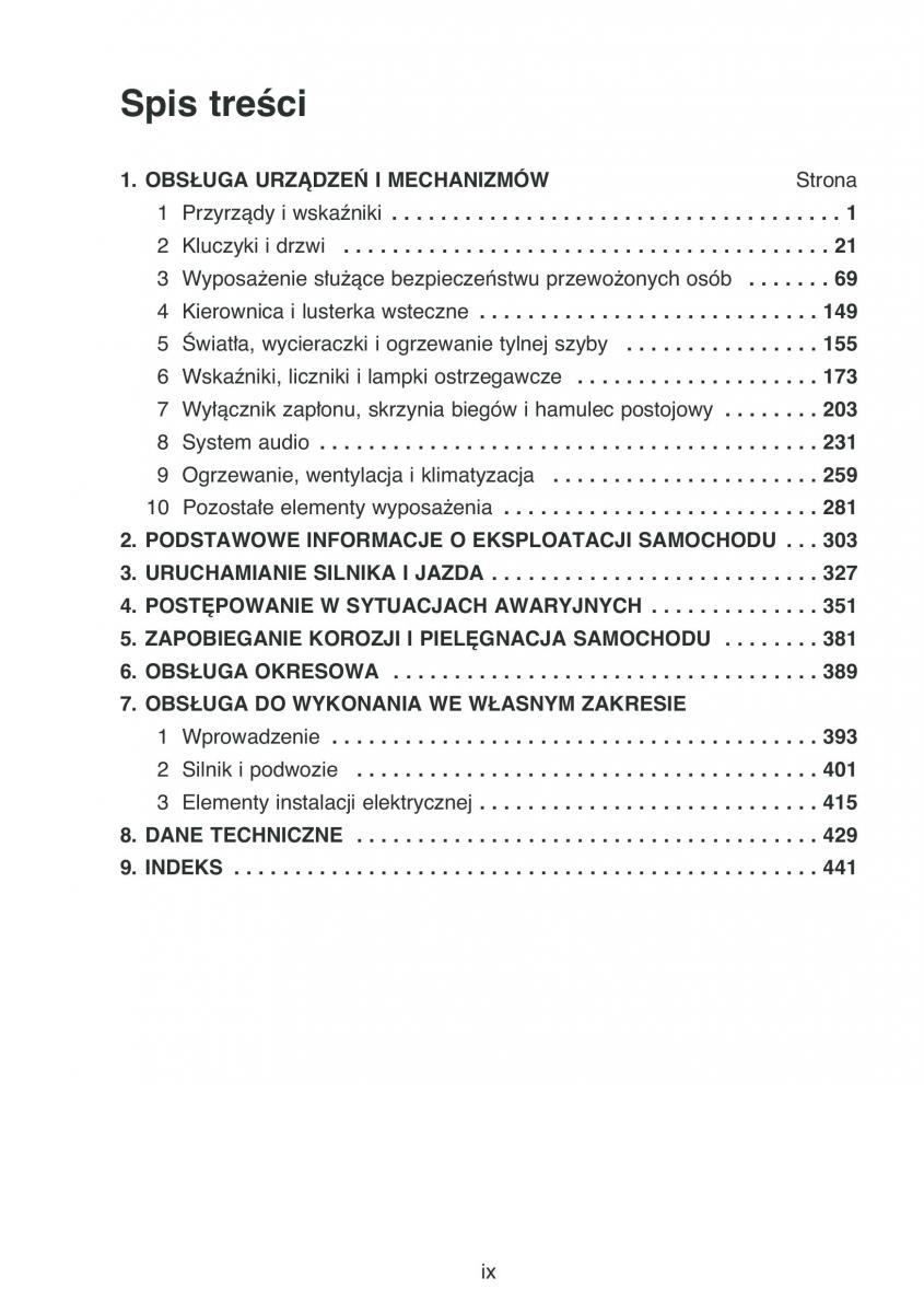 manual  Toyota RAV4 III 3 instrukcja / page 10
