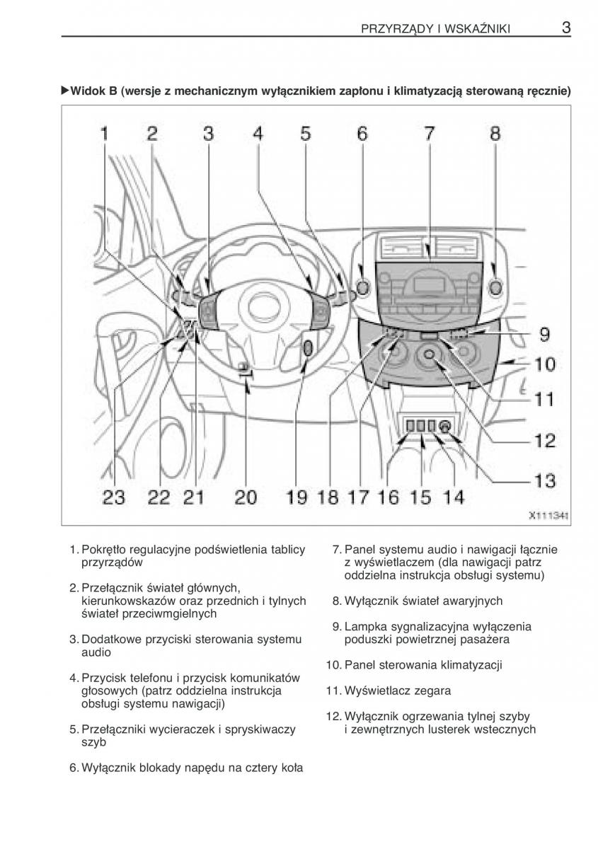manual  Toyota RAV4 III 3 instrukcja / page 14
