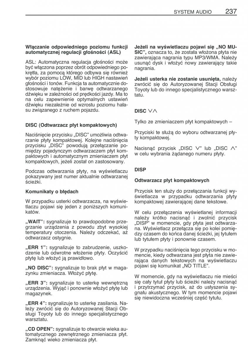 Toyota RAV4 III 3 instrukcja obslugi / page 248
