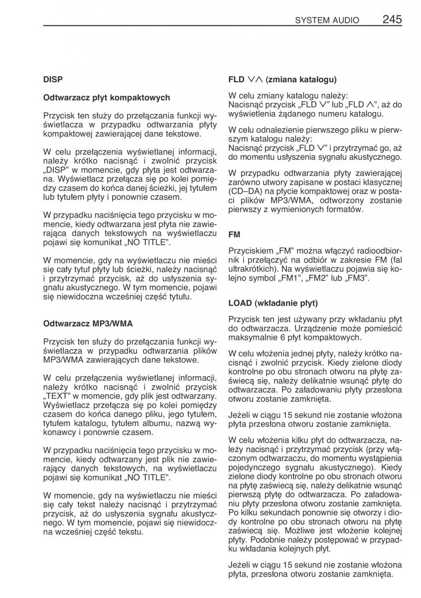 Toyota RAV4 III 3 instrukcja obslugi / page 256