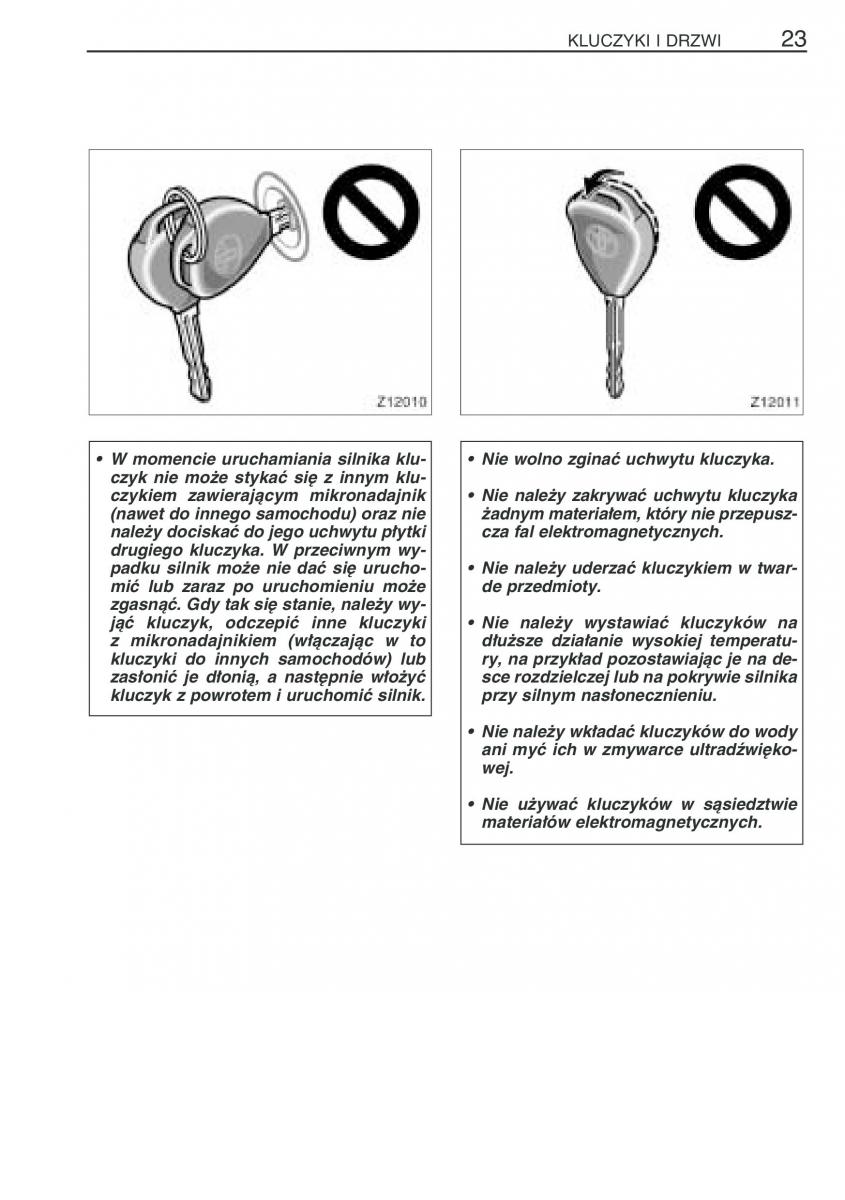 Toyota RAV4 III 3 instrukcja obslugi / page 34