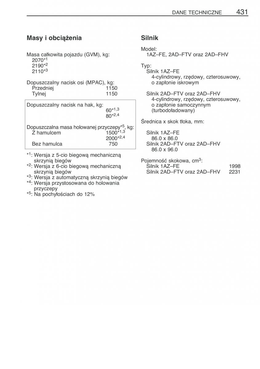 Toyota RAV4 III 3 instrukcja obslugi / page 442