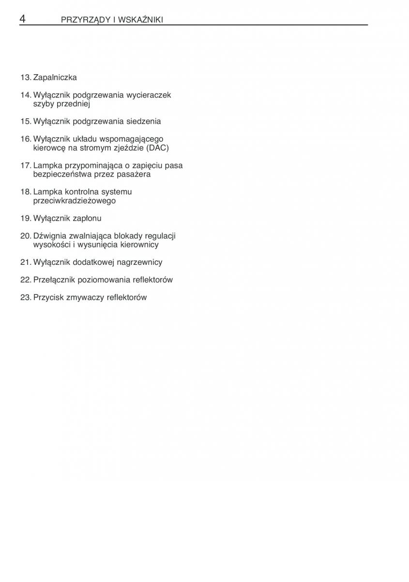 Toyota RAV4 III 3 instrukcja obslugi / page 15