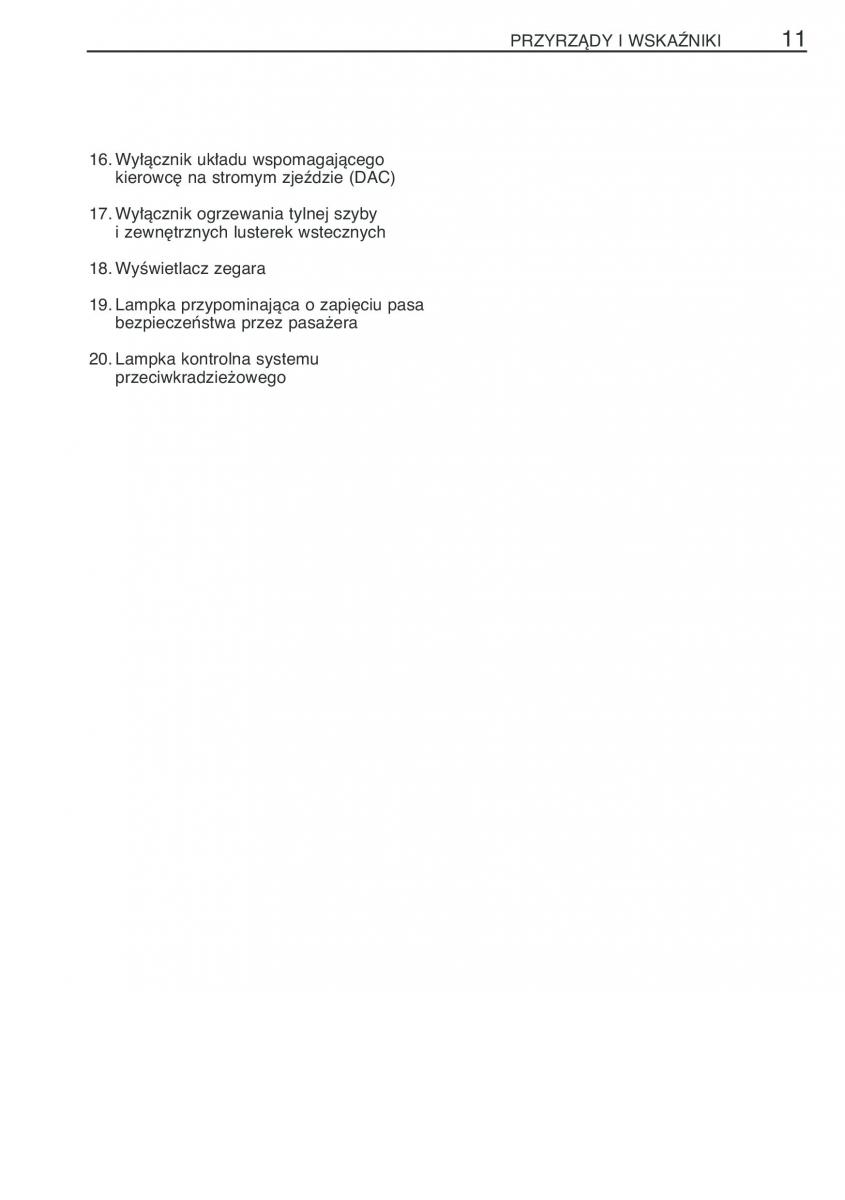 Toyota RAV4 III 3 instrukcja obslugi / page 22