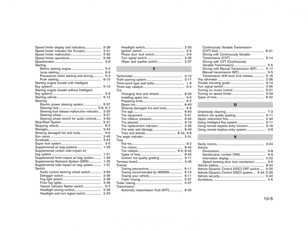 instrukcja obsługi Nissan / page 334