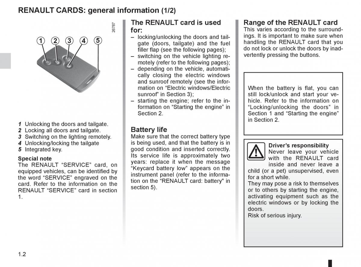 Renault Megane III 3 RS owners manual / page 8