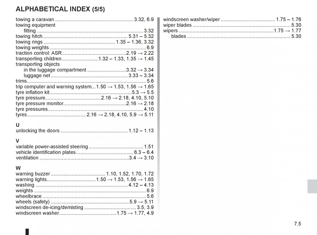 Renault Megane III 3 RS owners manual / page 237