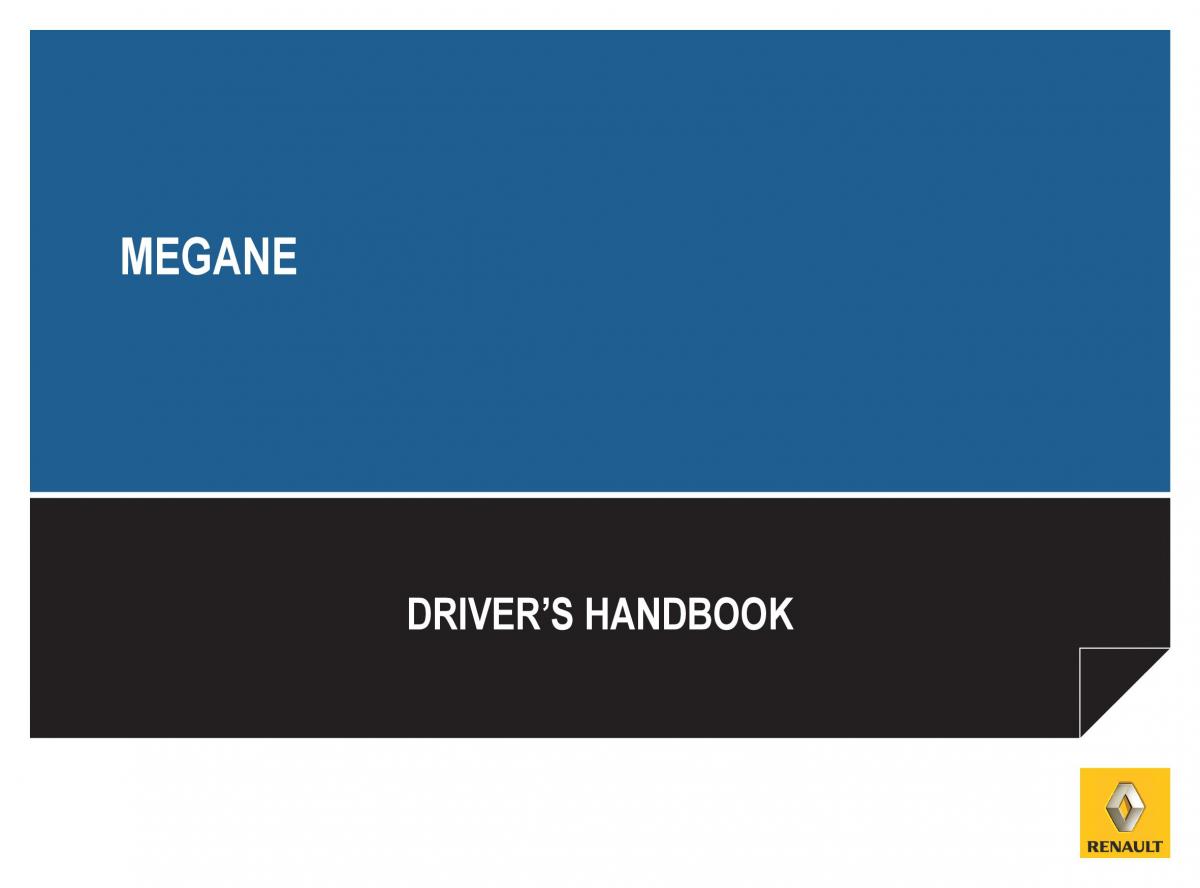 Renault Megane III 3 RS owners manual / page 1