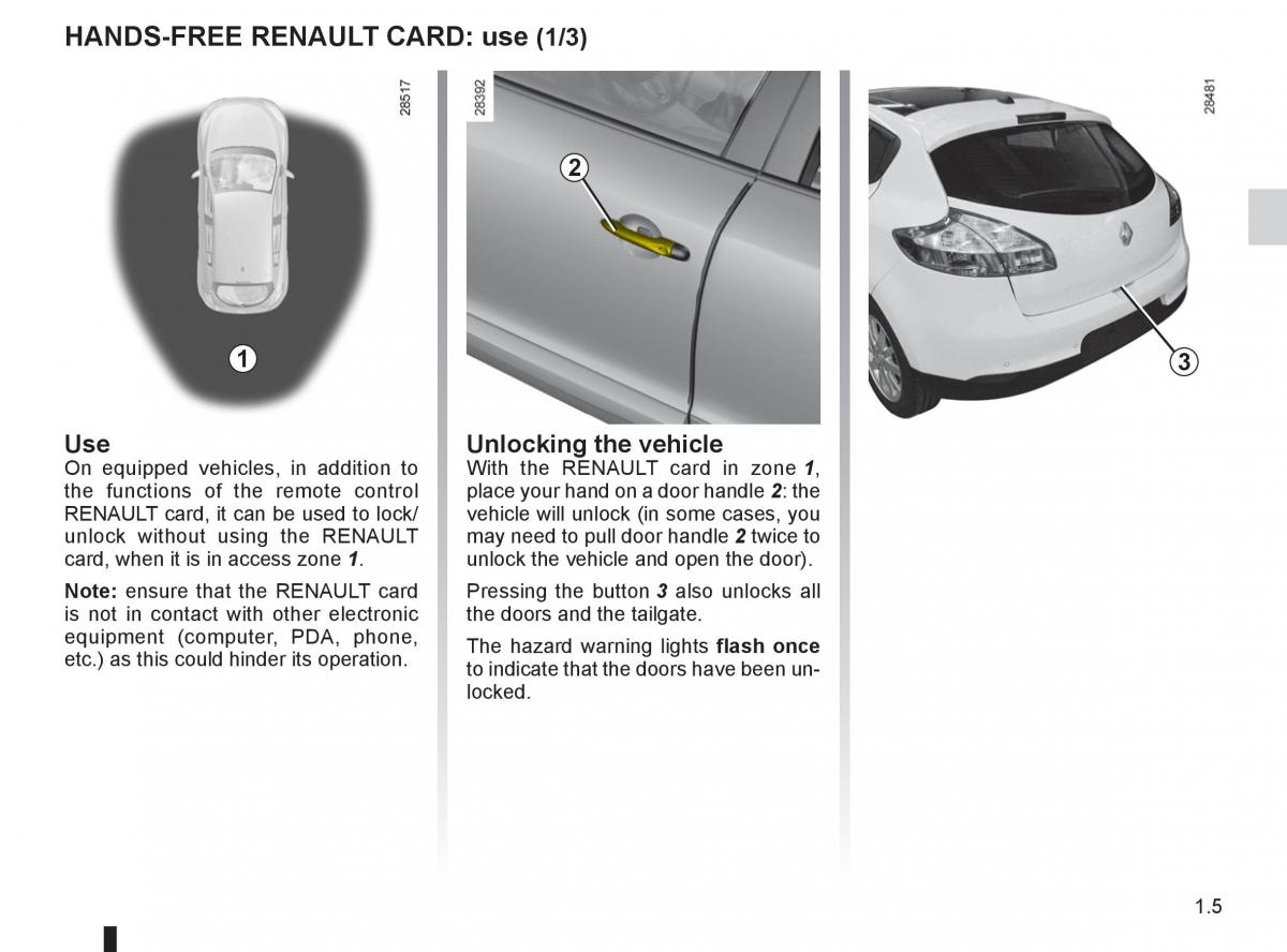 Renault Megane III 3 RS owners manual / page 11