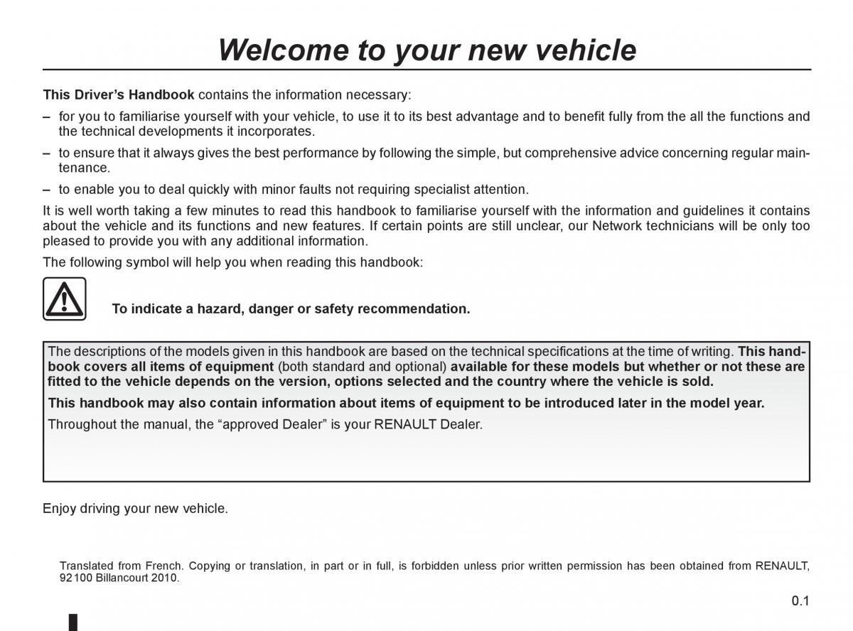 Renault Megane III 3 RS owners manual / page 3