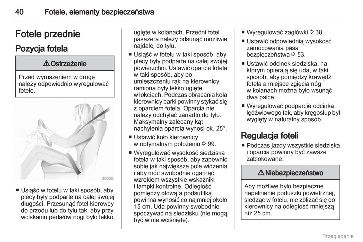 Opel Zafira C Tourer instrukcja obslugi / page 41