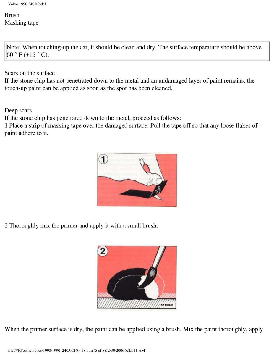 Volvo 240 owners manual / page 119