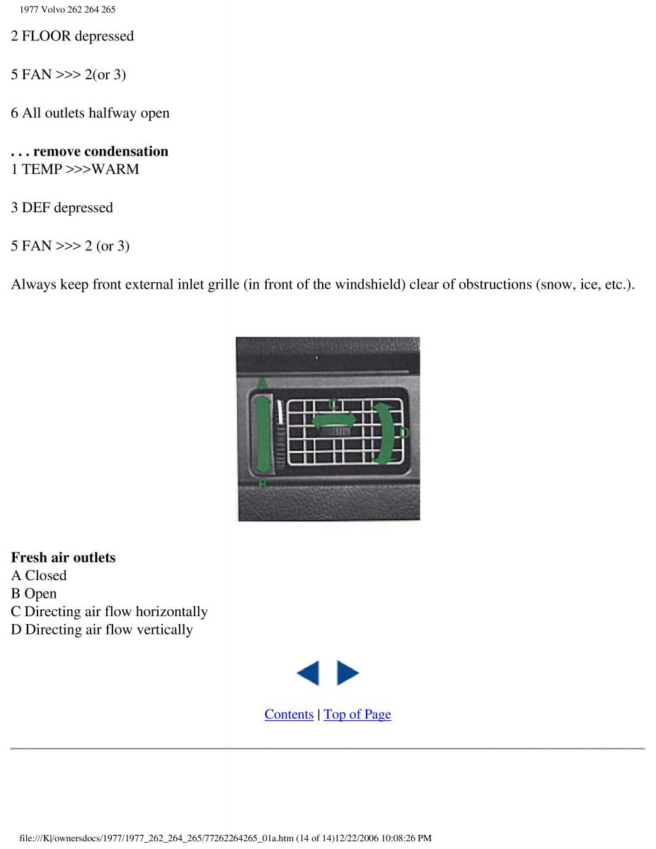 Volvo 262 264 265 owners manual / page 18