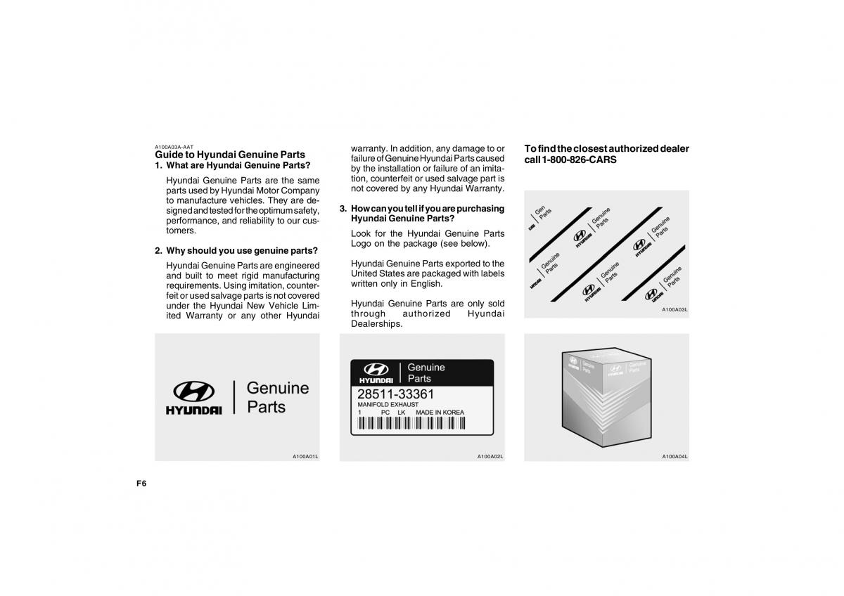 Hyundai Tucson I 1 owners manual / page 7