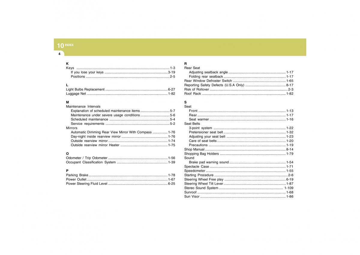 manual  Hyundai Tucson I 1 owners manual / page 271