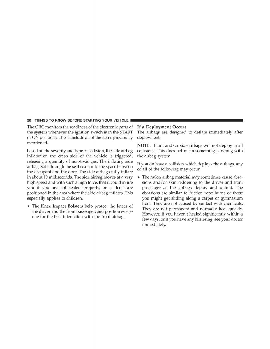 Jeep Wrangler TJ 2007 owners manual / page 58