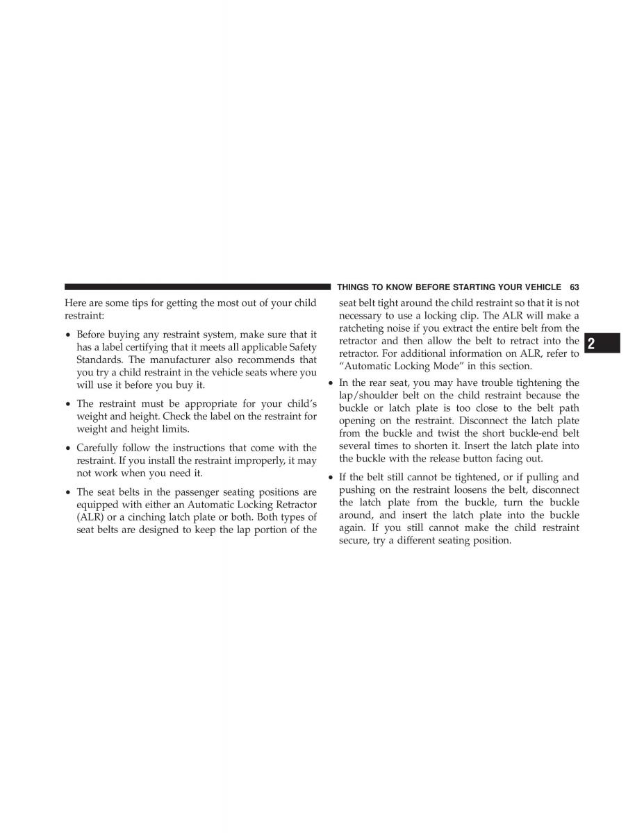 Jeep Wrangler TJ 2007 owners manual / page 65