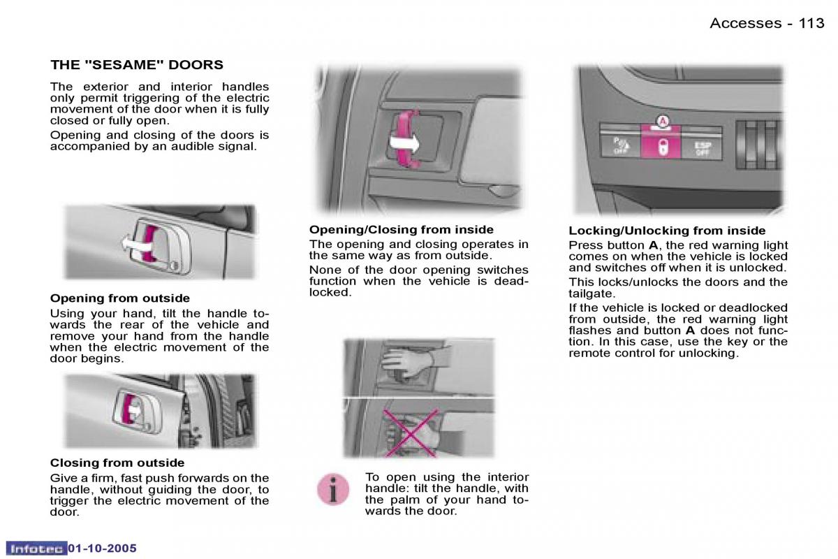instrukcja obsługi Peugeot 1007 Peugeot 1007 owners manual / page 20