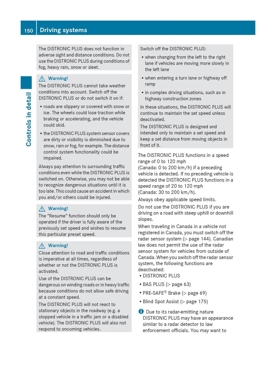 Mercedes Benz E Class W212 2010 owners manual / page 152