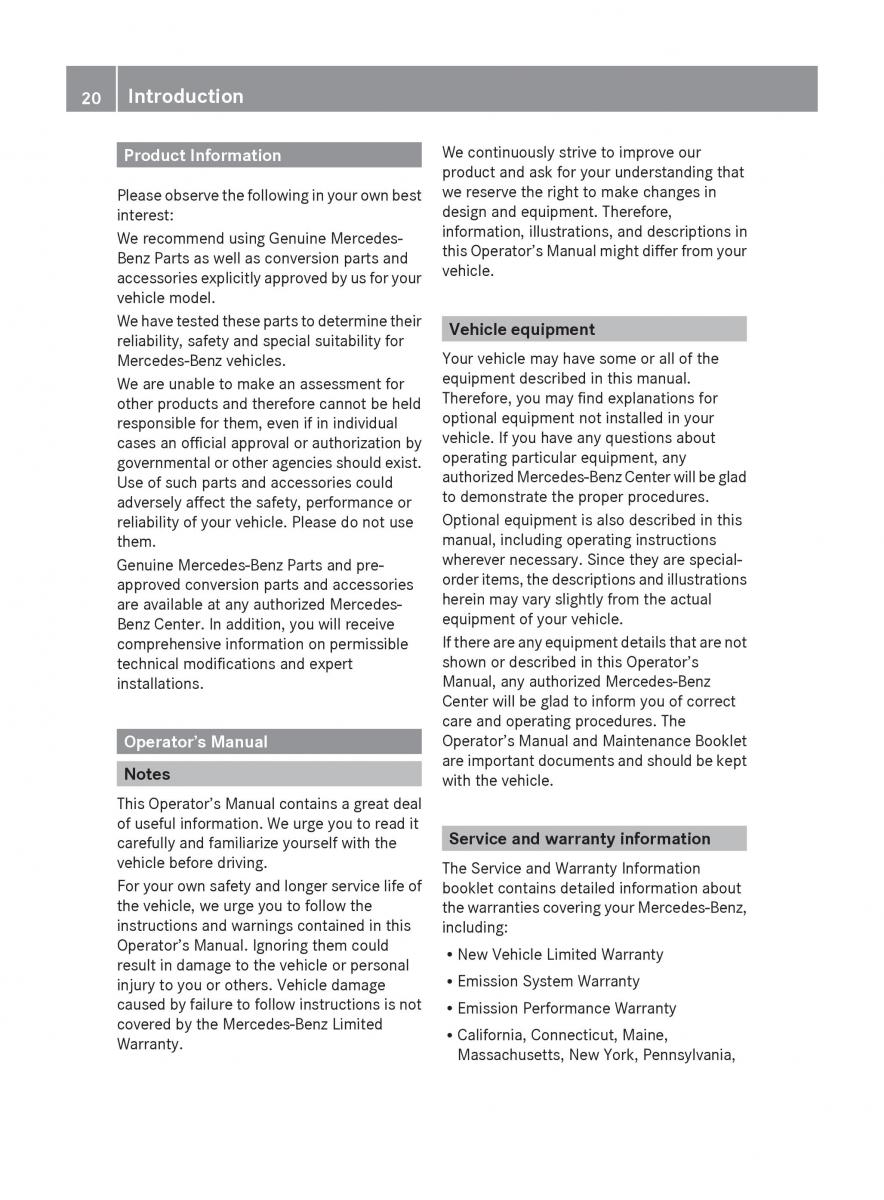 Mercedes Benz E Class W212 2010 owners manual / page 22