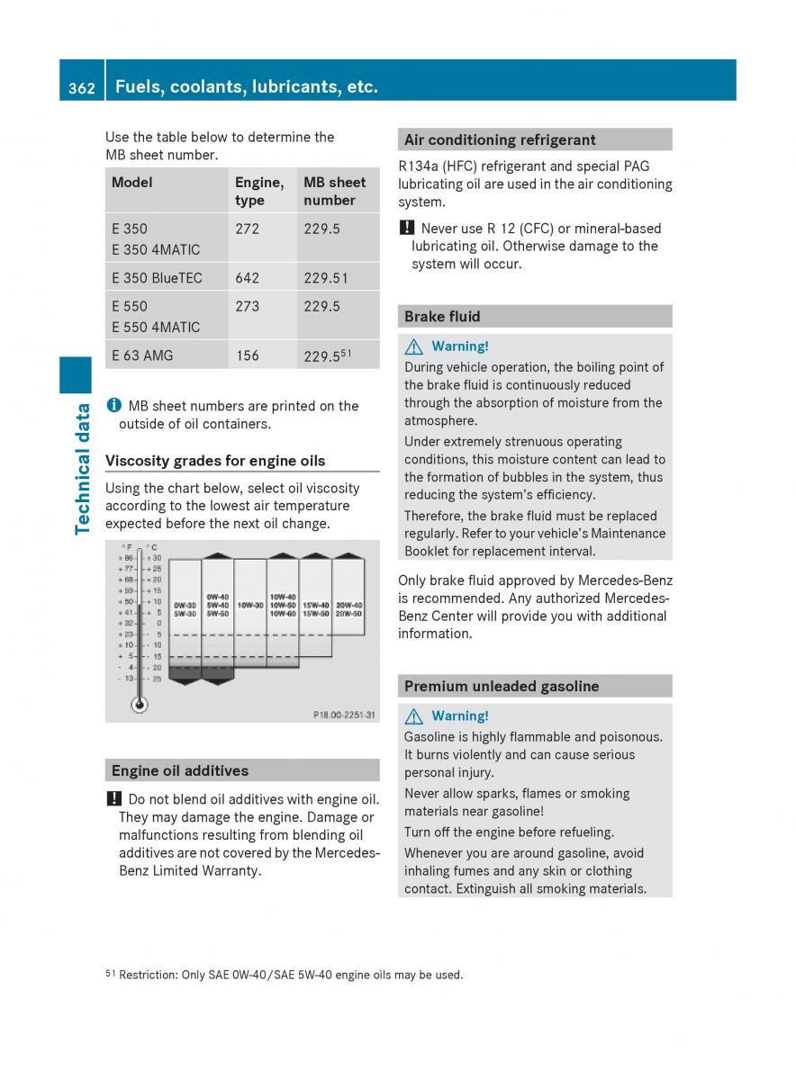 Mercedes Benz E Class W212 2010 owners manual / page 364