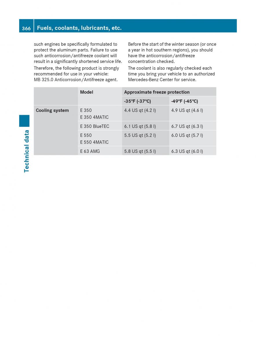 Mercedes Benz E Class W212 2010 owners manual / page 368