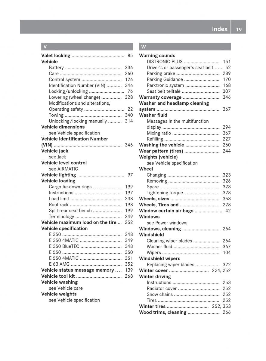 Mercedes Benz E Class W212 2010 owners manual / page 21