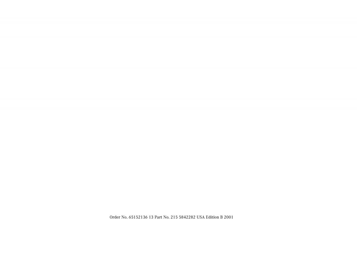 Mercedes Benz CL C215 2000 owners manual / page 424