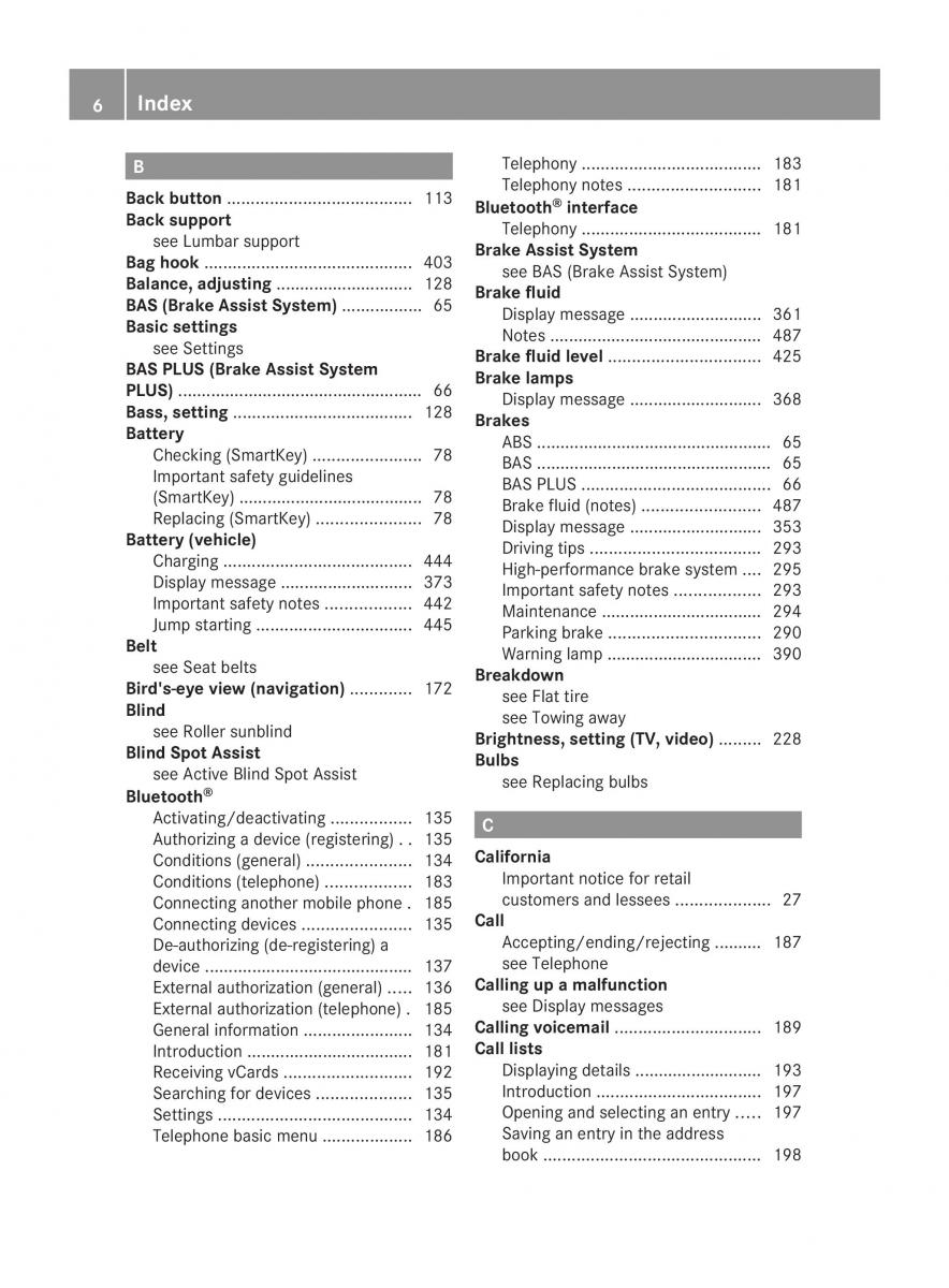 Mercedes Benz CL C216 2014 owners manual / page 8