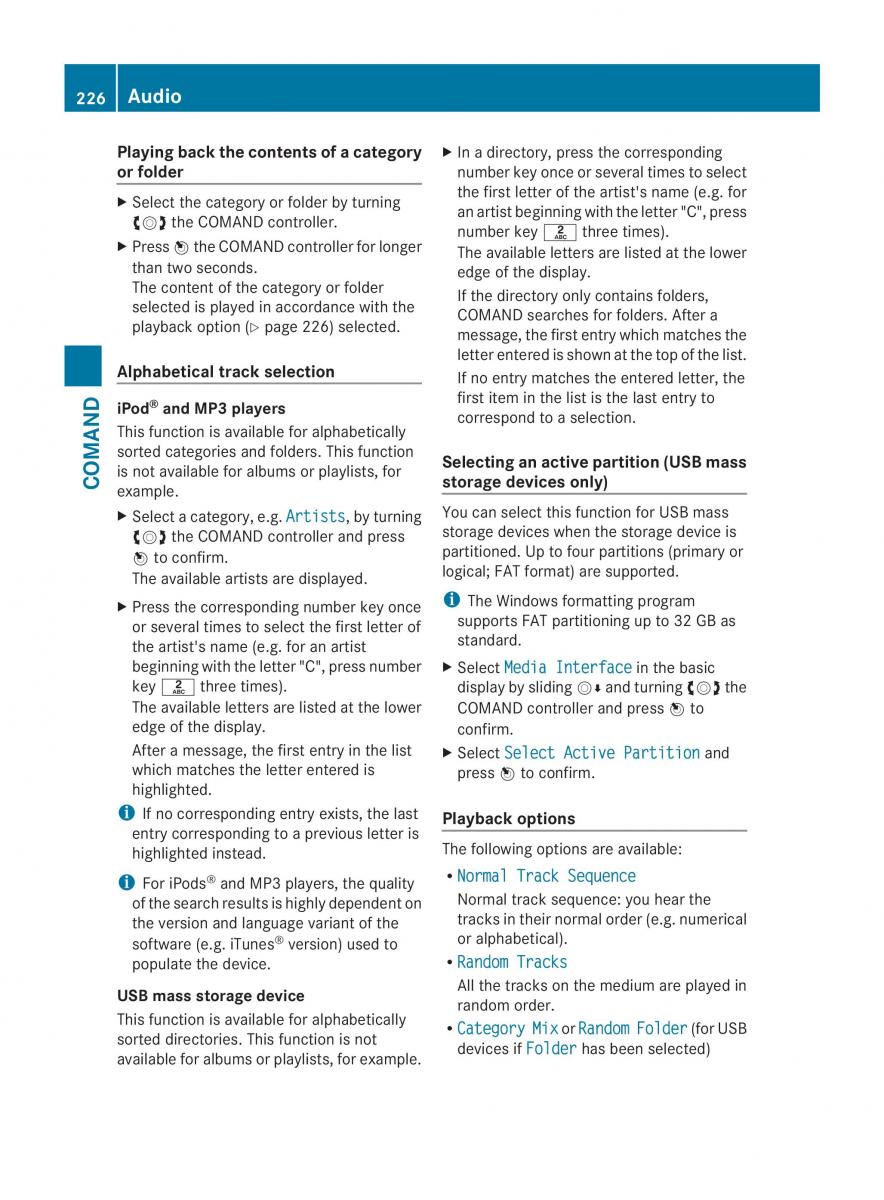 Mercedes Benz CL C216 2014 owners manual / page 228