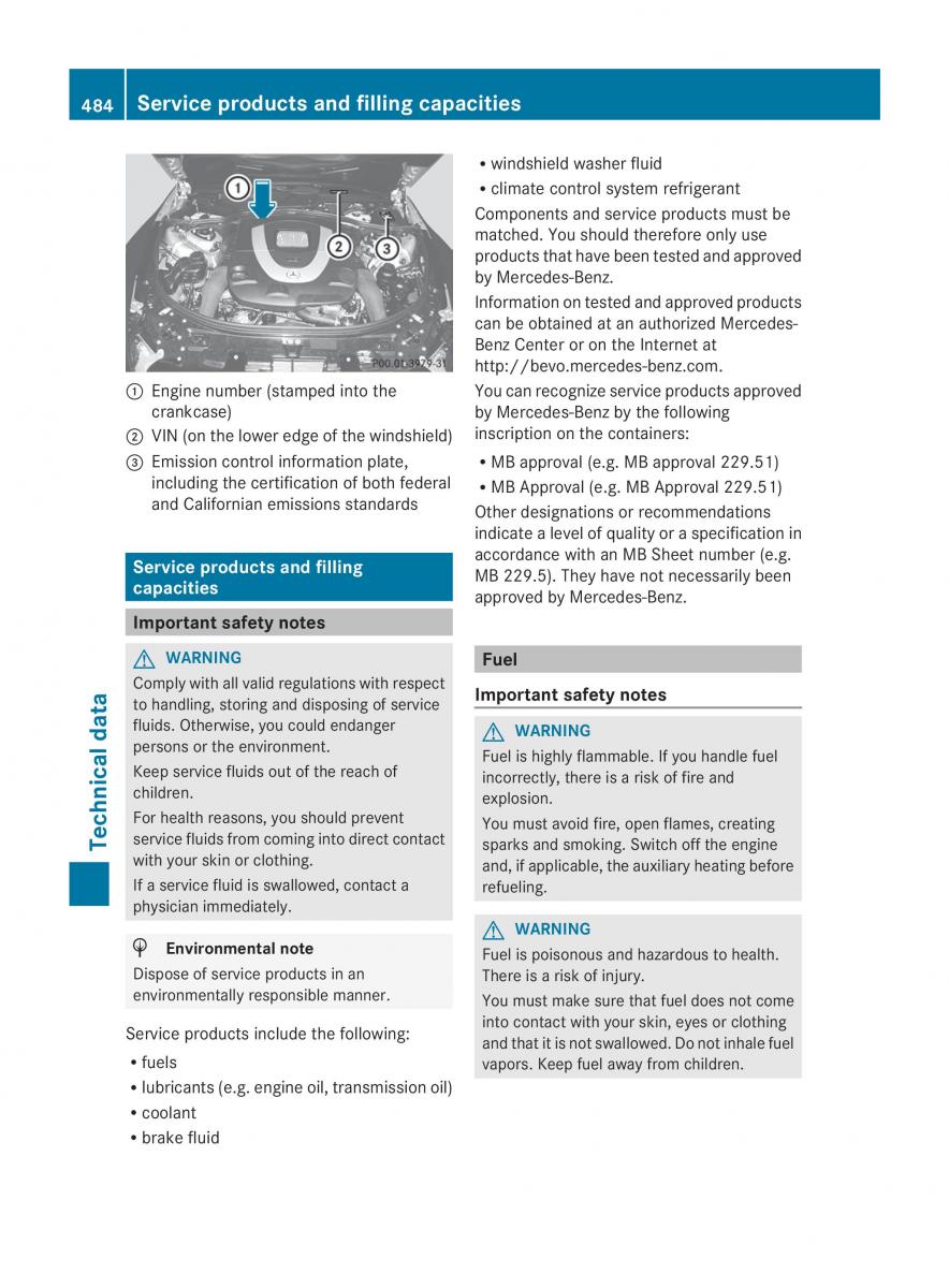 Mercedes Benz CL C216 2014 owners manual / page 486