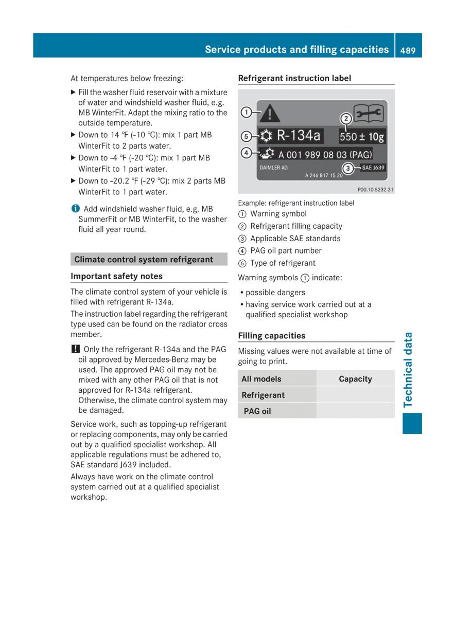 Mercedes Benz CL C216 2014 owners manual / page 491