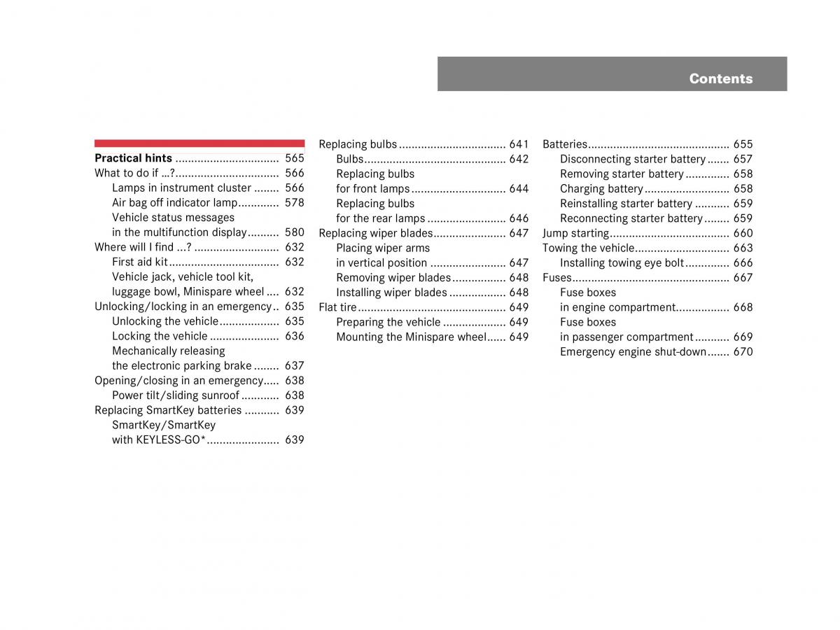 Mercedes Benz CL C216 owners manual / page 12