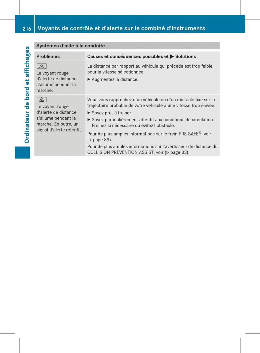 Mercedes Benz E Class W212 2014 manuel du proprietaire / page 218